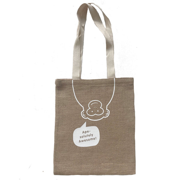 Jute tote Apesolutely awesome