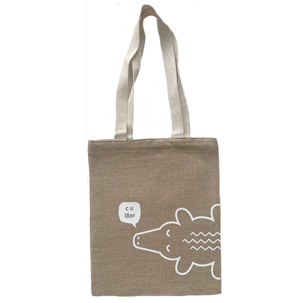 Jute tote L8ter